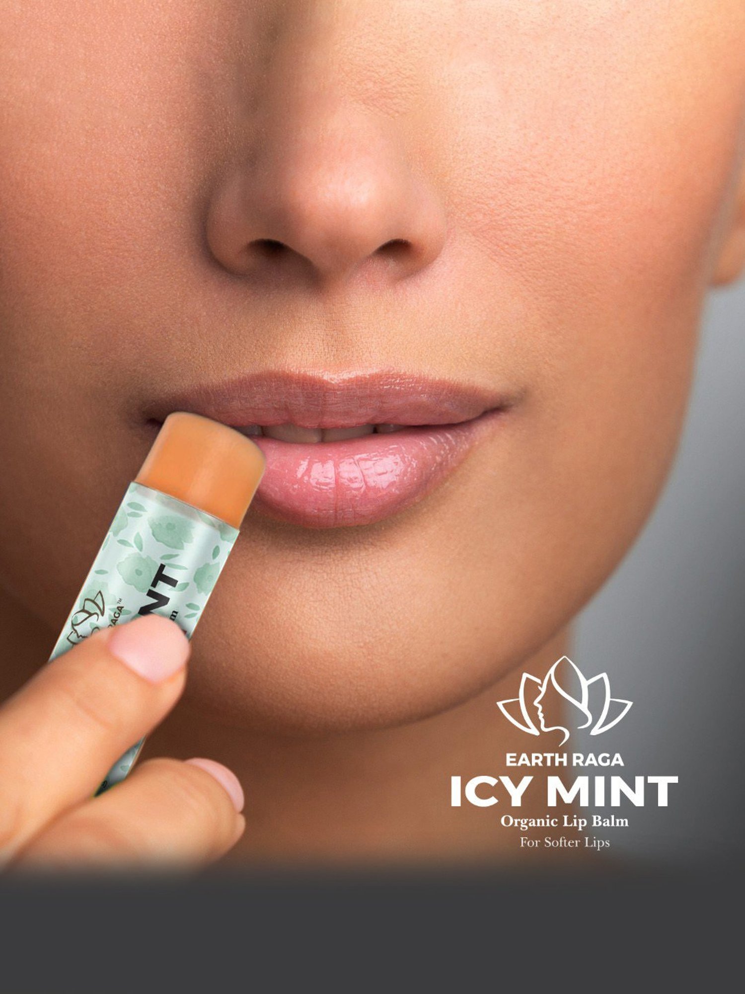 Earthraga Icy Mint Organic Lip Balm - 4 gm