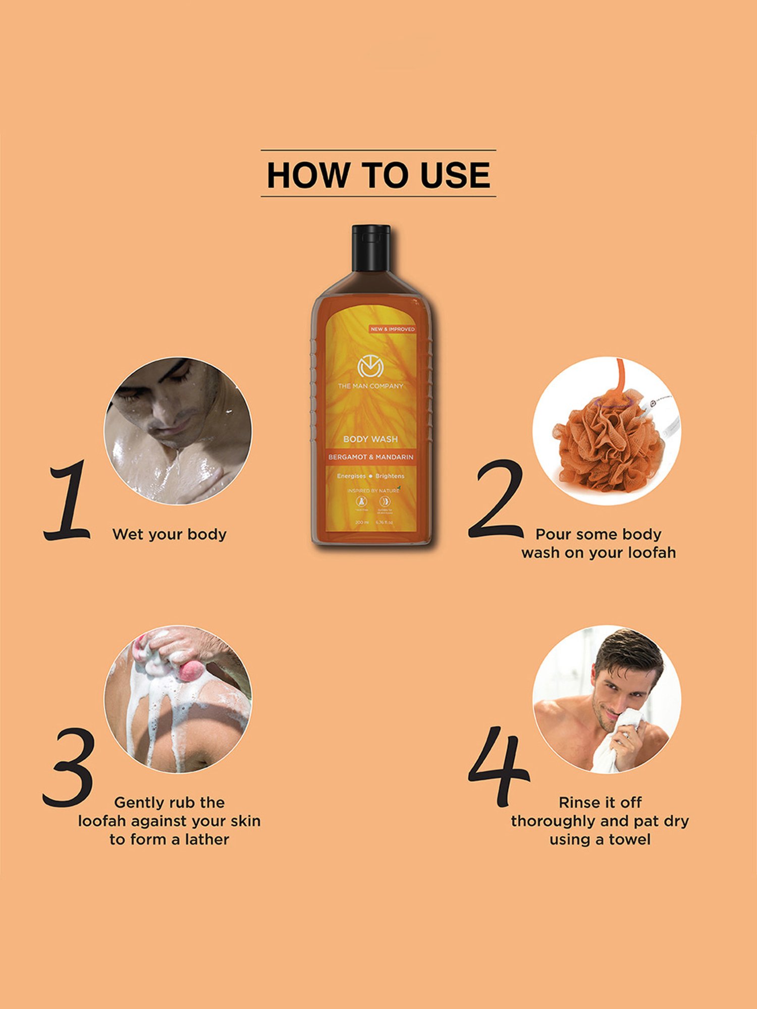 Spruce Shave Club Charcoal Body Wash - 200 gm