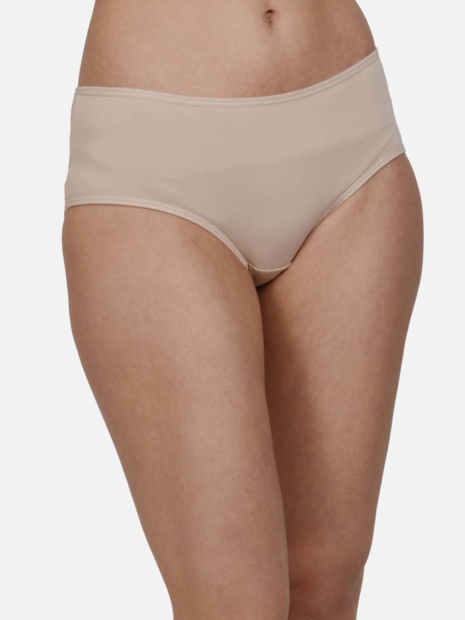 mod & shy Beige Cotton Hipster Panty