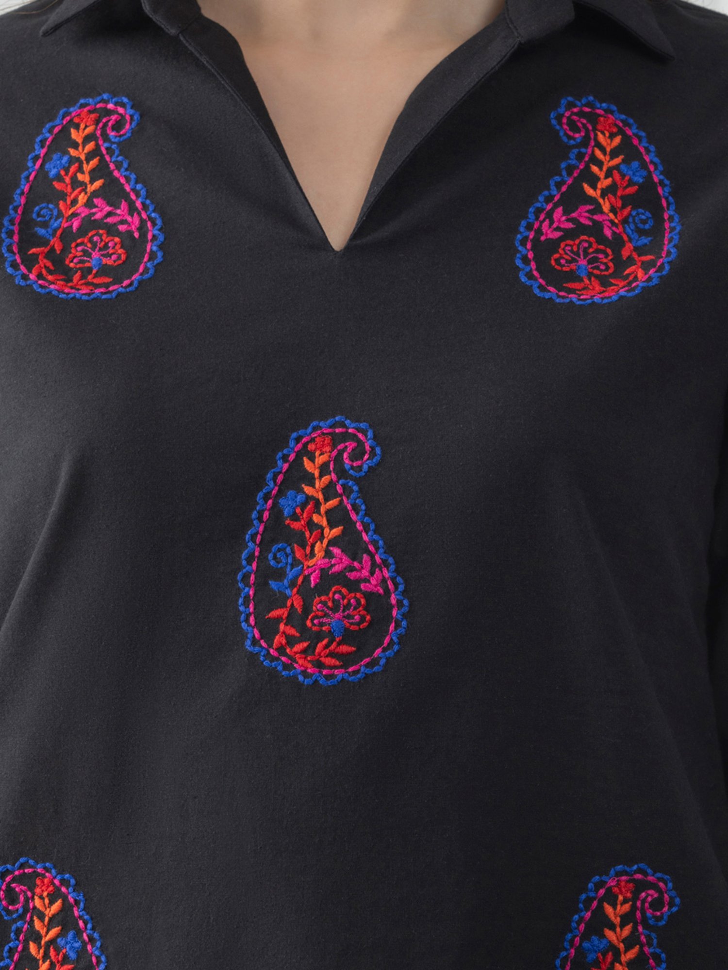 Belle Fille Blue Floral Print Playsuit