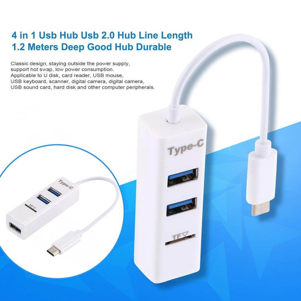 4 in 1 Usb Hub Usb 2.0 Hub Line Length 1.2 Meters Deep Good Hub Durable