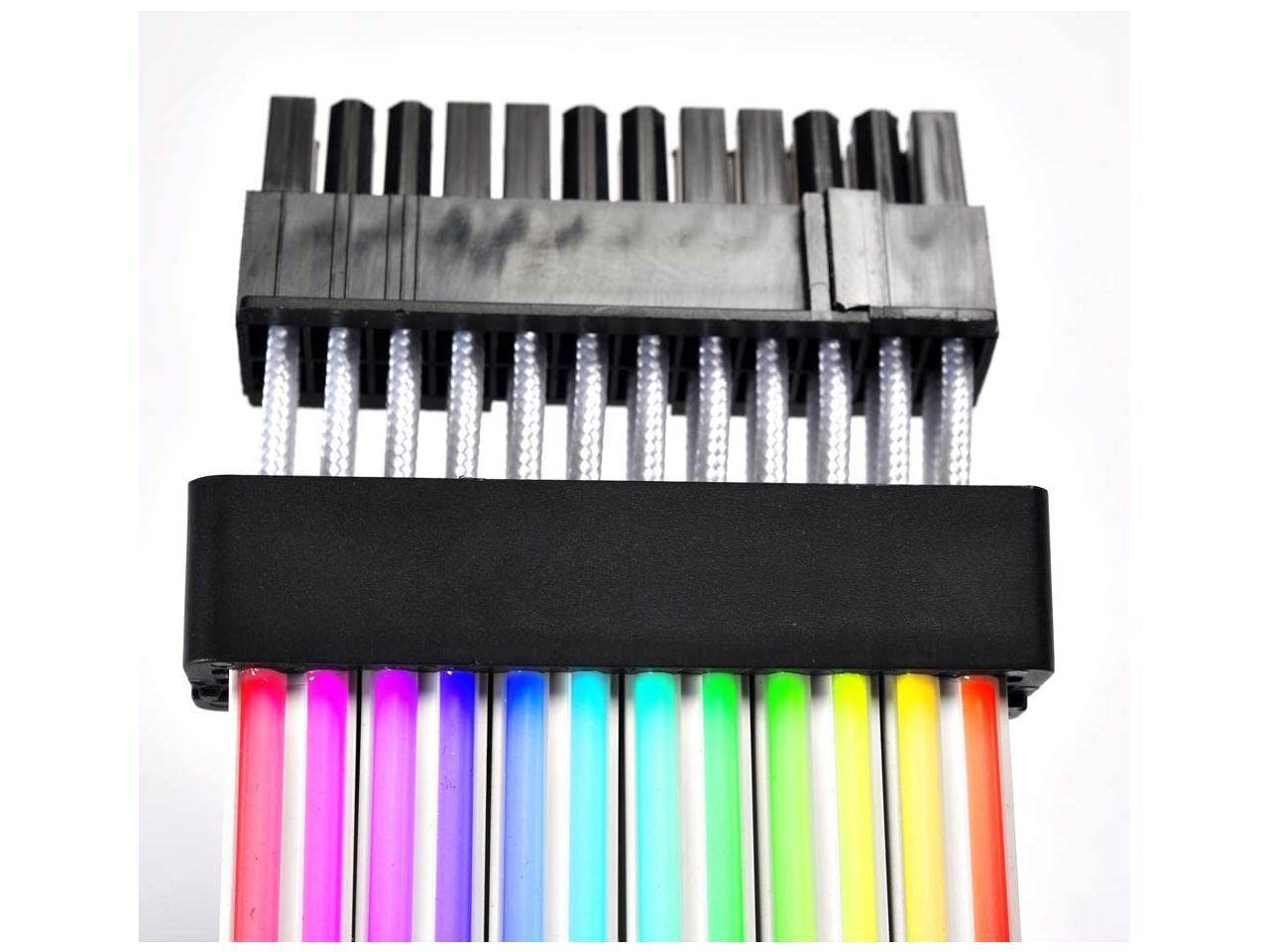 Lian-Li STRIMER PLUS 24 PIN 7.87 in. (20 cm) Addressable RGB Power Extension Cable