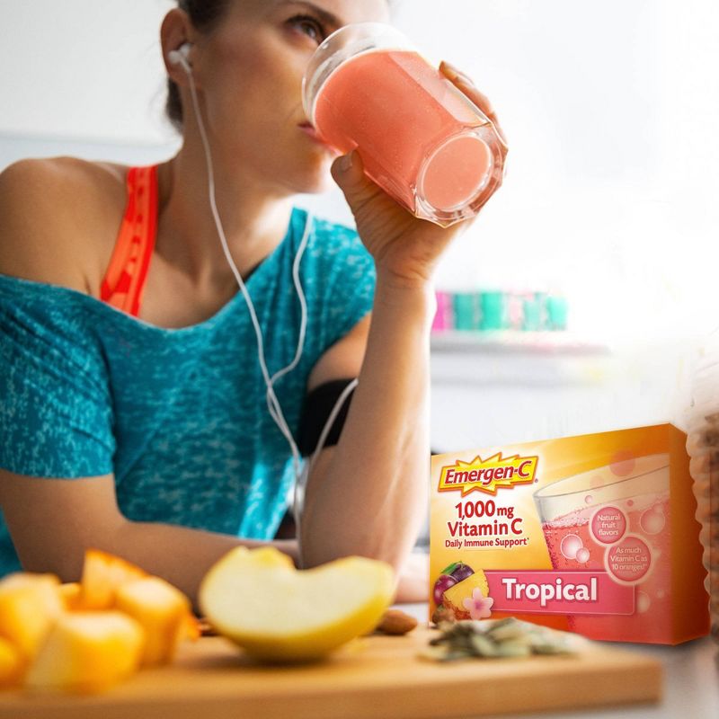 Emergen-C Dietary Supplement Drink Mix - Tropical - 30ct