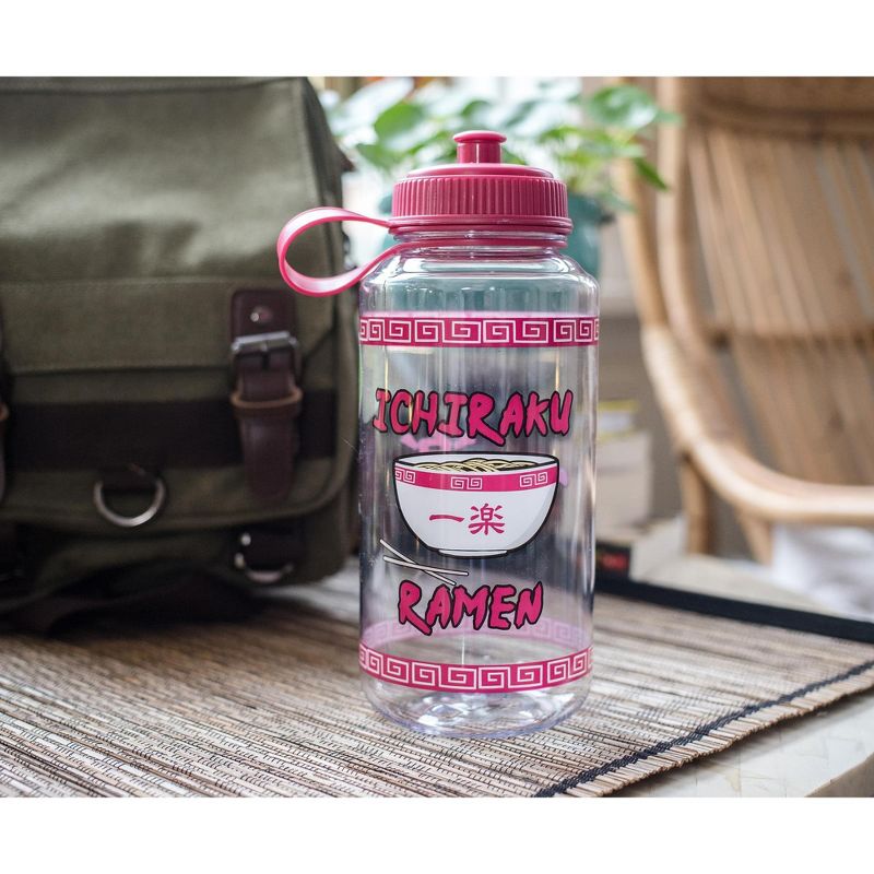 Just Funky Naurto Shippuden Ichiraku Ramen Plastic Water Bottle | Holds 32 Ounces