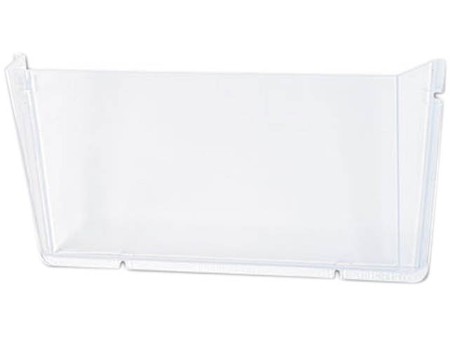 Deflect-o 63201 Unbreakable Docupocket Single Pocket Wall File, Letter, Clear