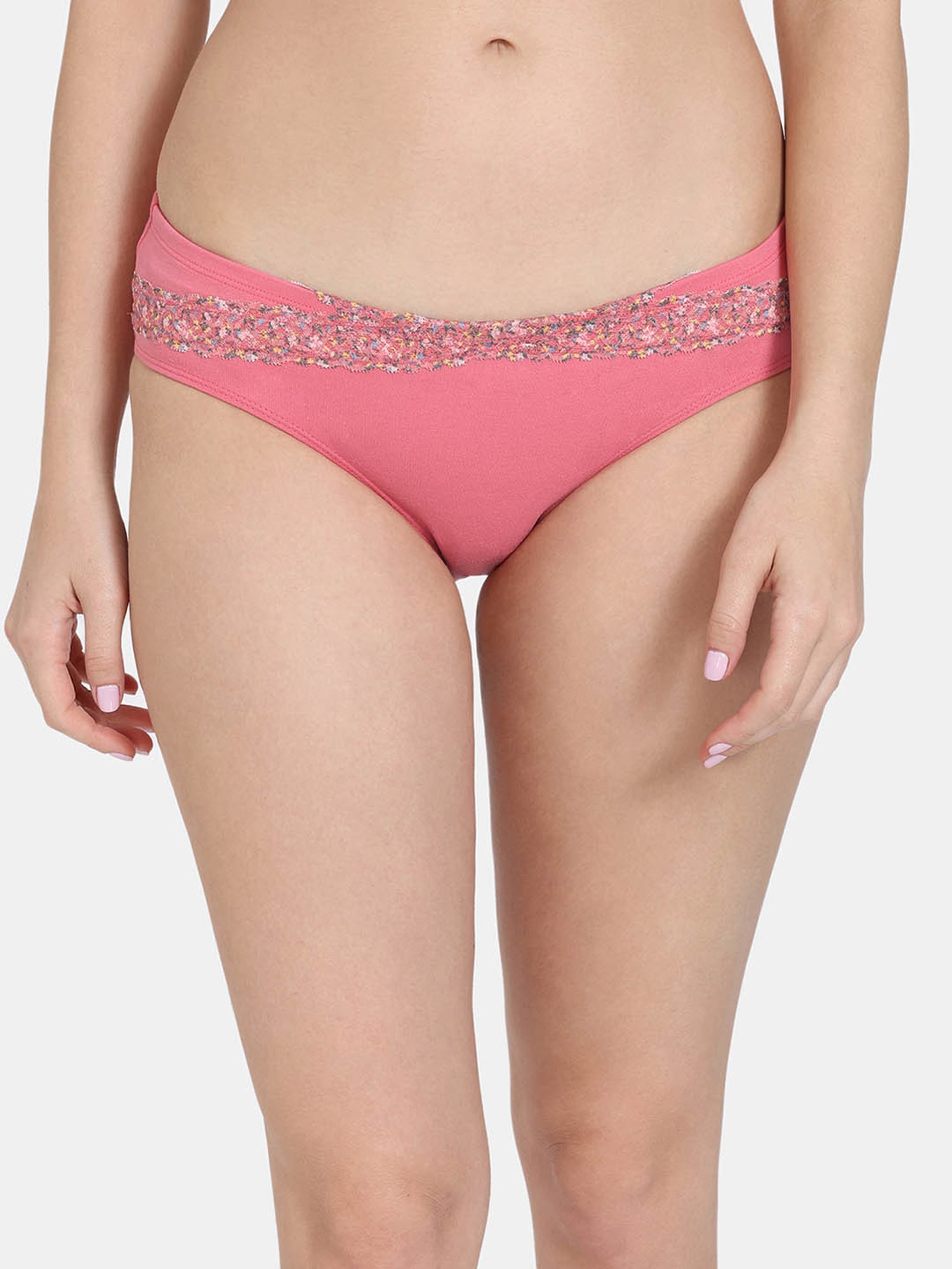 Zivame Pink Hipster Panty