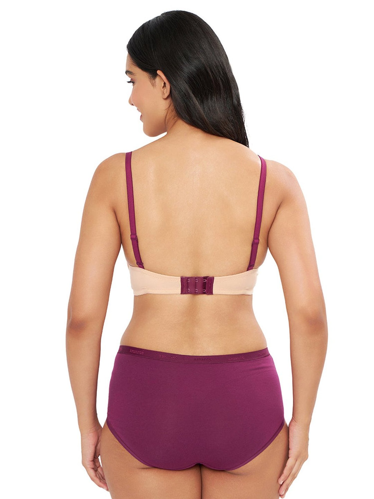 Amante Beige Cotton T-Shirt Bra