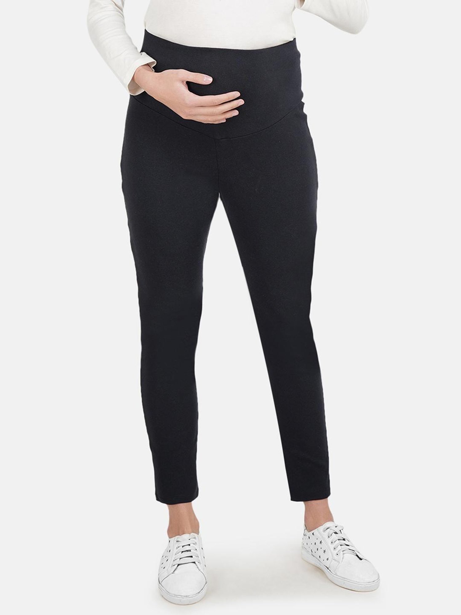 KOI SLEEPWEAR Black Maternity Bottomwear