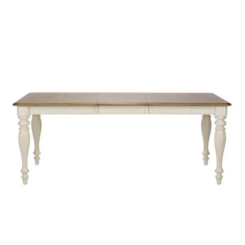 Cumberland Creek Rectangular Leg Extendable Dining Table White - Liberty Furniture