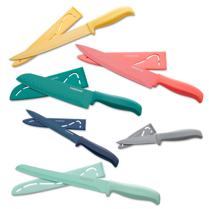 Farberware 12pc Non-Stick Resin Cutlery Knife Set