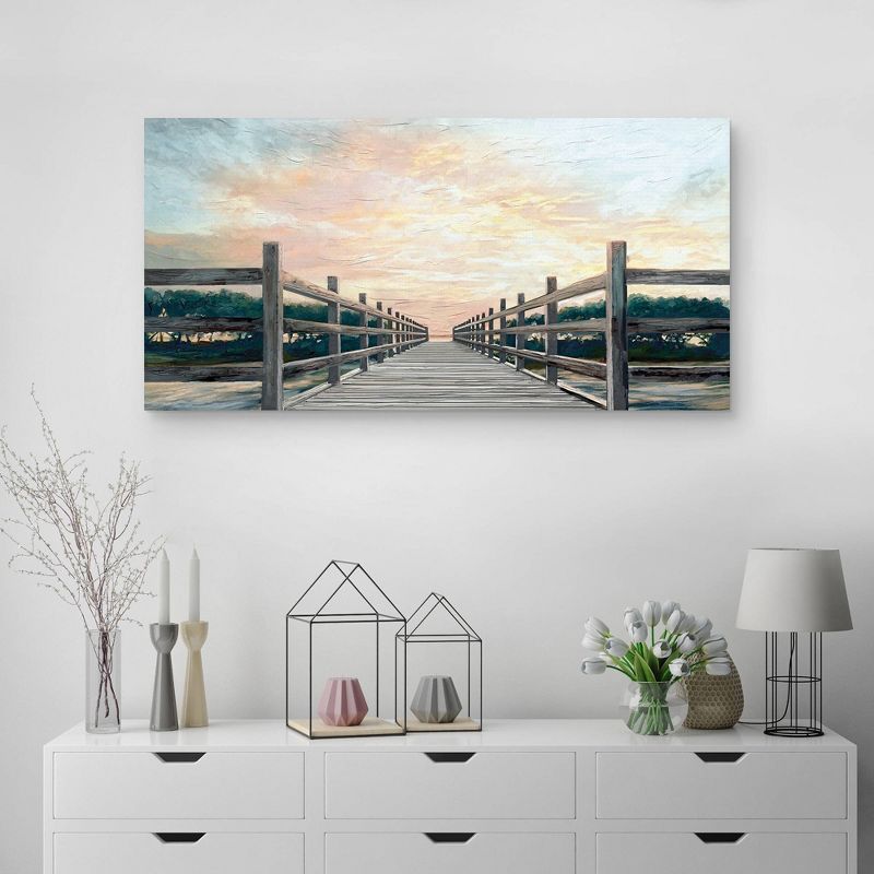 24" x 48" Pathway by Studio Arts Unframed Wall Canvas - Masterpiece Art Gallery
