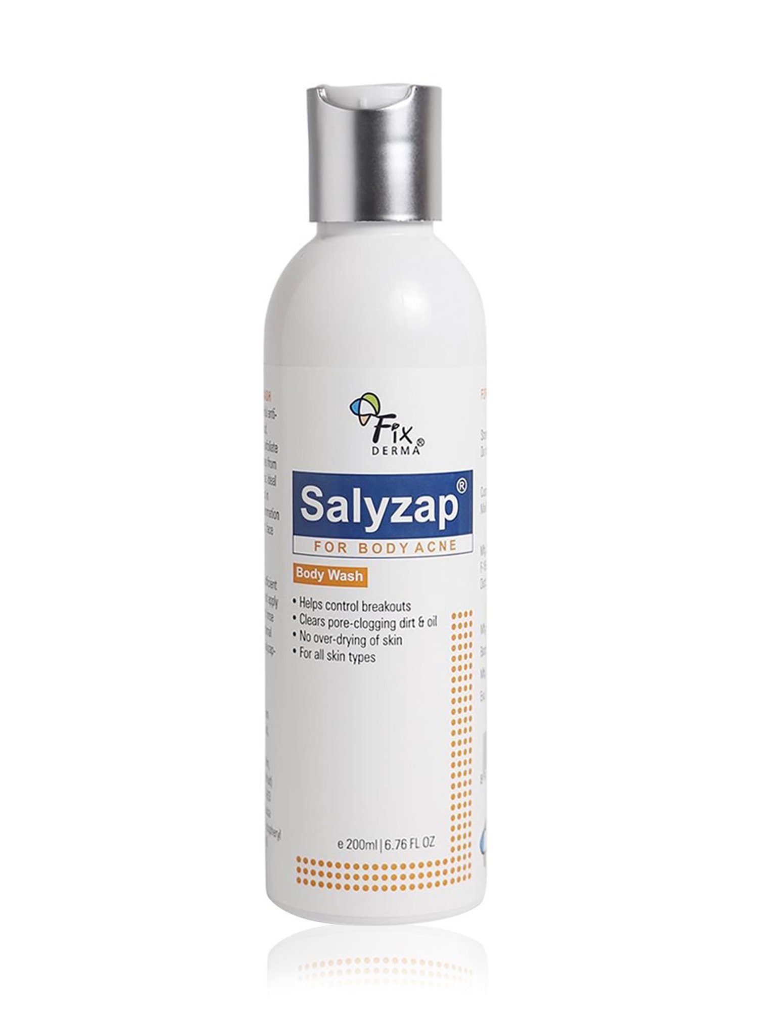 Fixderma Salyzap Acne Body Wash - 200 ml