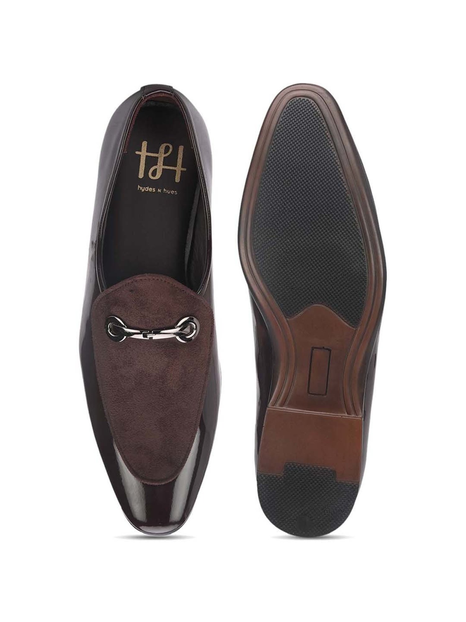 Hydes N Hues Men's Brown Casual Loafers