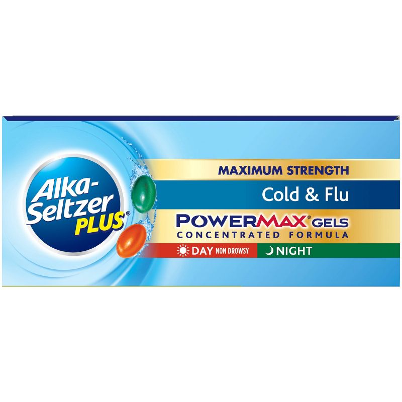 Alka-Seltzer Plus PowerMax Day/Night Cold & Flu Relief Liquid Gels - 24ct
