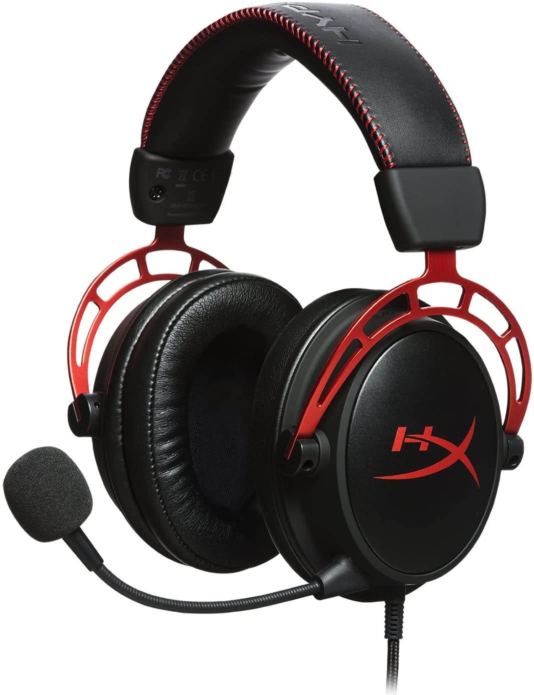 HyperX Cloud Alpha S - PC Gaming Headset, 7.1 Surround Sound, Adjustable Bass, Dual Chamber Drivers, Breathable Leatherette, Memory Foam, and Noise Cancelling Microphone - Blackout (HX-HSCAS-BK/WW)