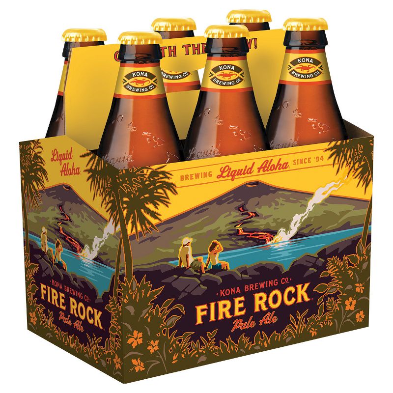 Kona Fire Rock Pale Ale Beer - 6pk/12 fl oz Bottles