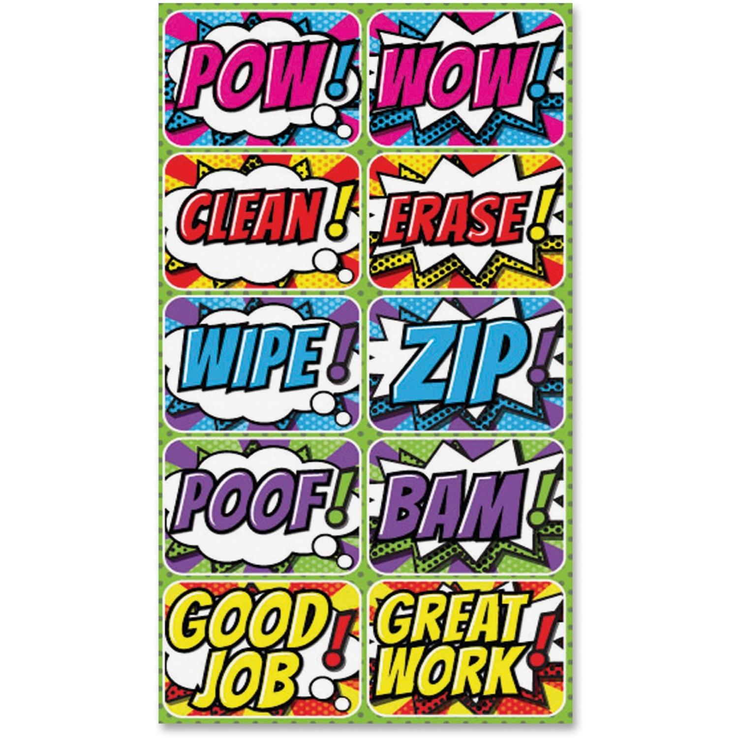 Superhero Mini Whiteboard Erasers Non Magnetic