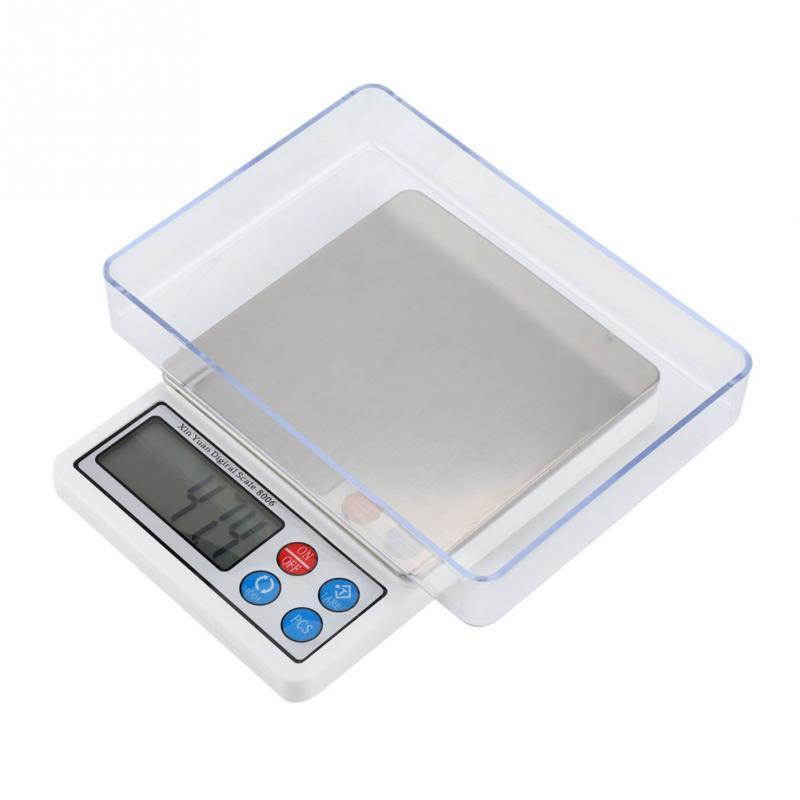 2KG 0.1g Portable Mini Pocket Digital Scales Balance Gram Electronic Balance High accuracy for Measuring