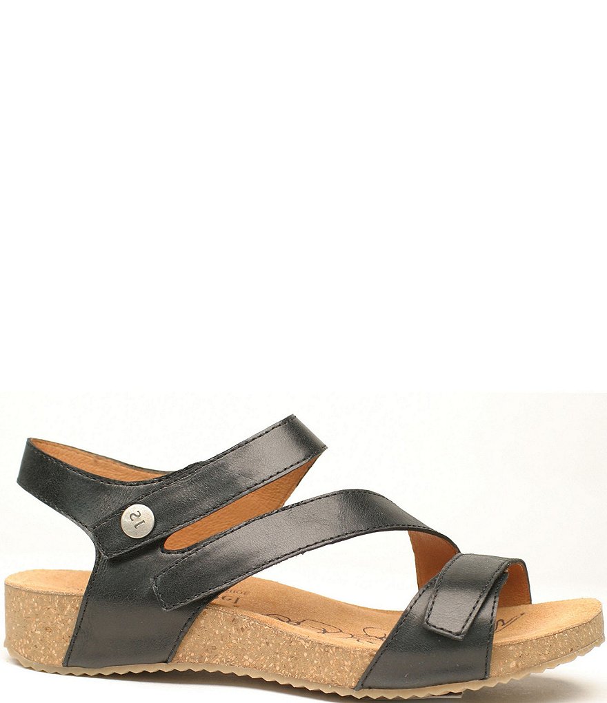Josef Seibel Tonga 25 Leather Wedge Sandals