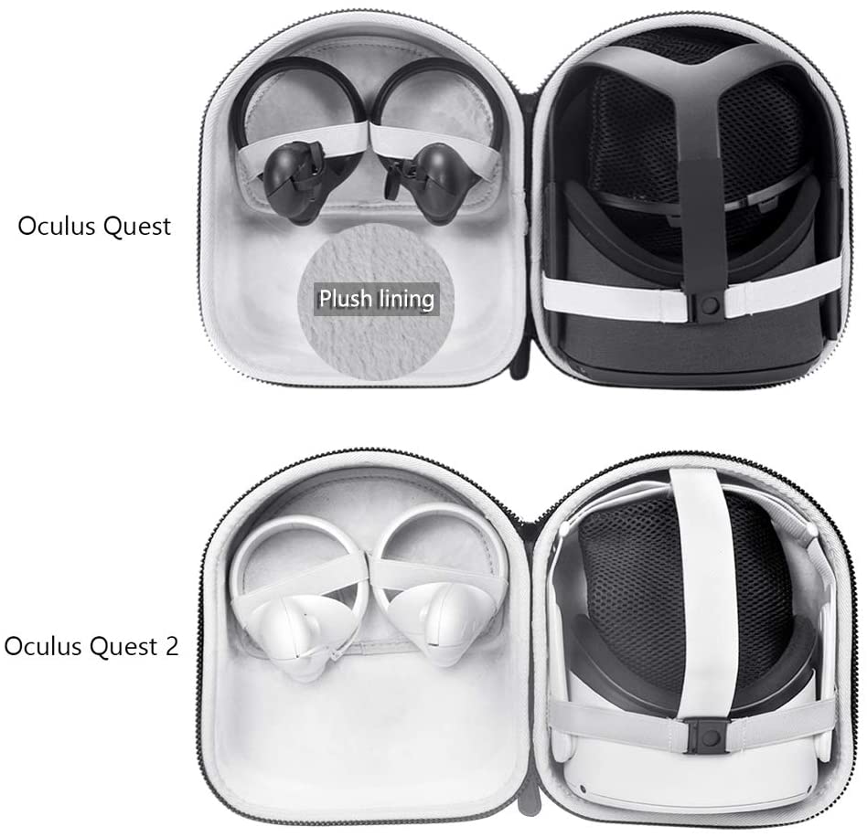 2 Pairs Oculus Quest 2 Elite Washable Silicone Handle Protective Cover