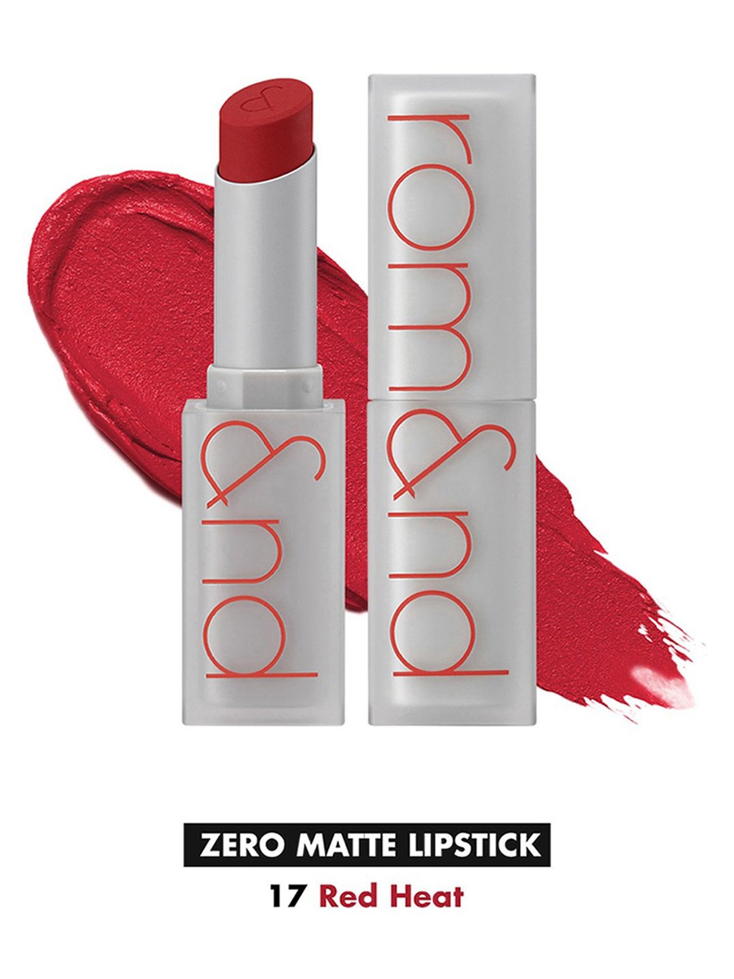 Rom&nd Zero Matte Lipstick 17 Red Heat - 3 gm