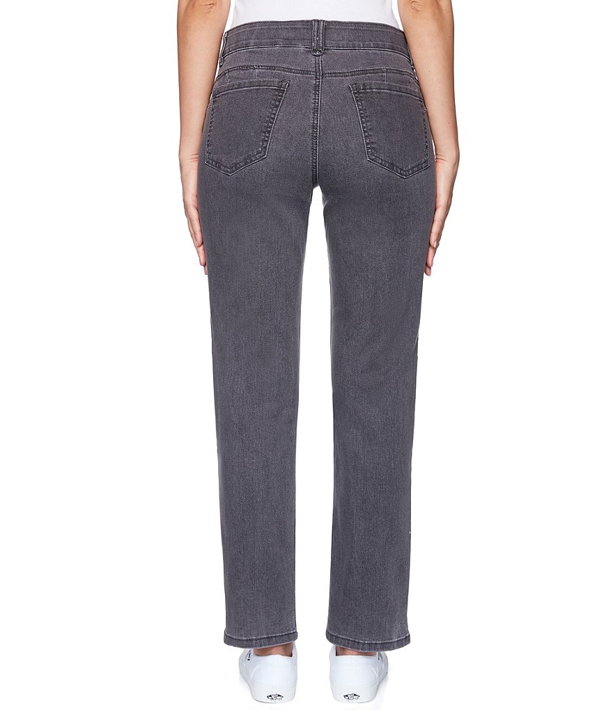 Ruby Rd. Petite Size Double Face Stretch Embellished Hem Capri Pants