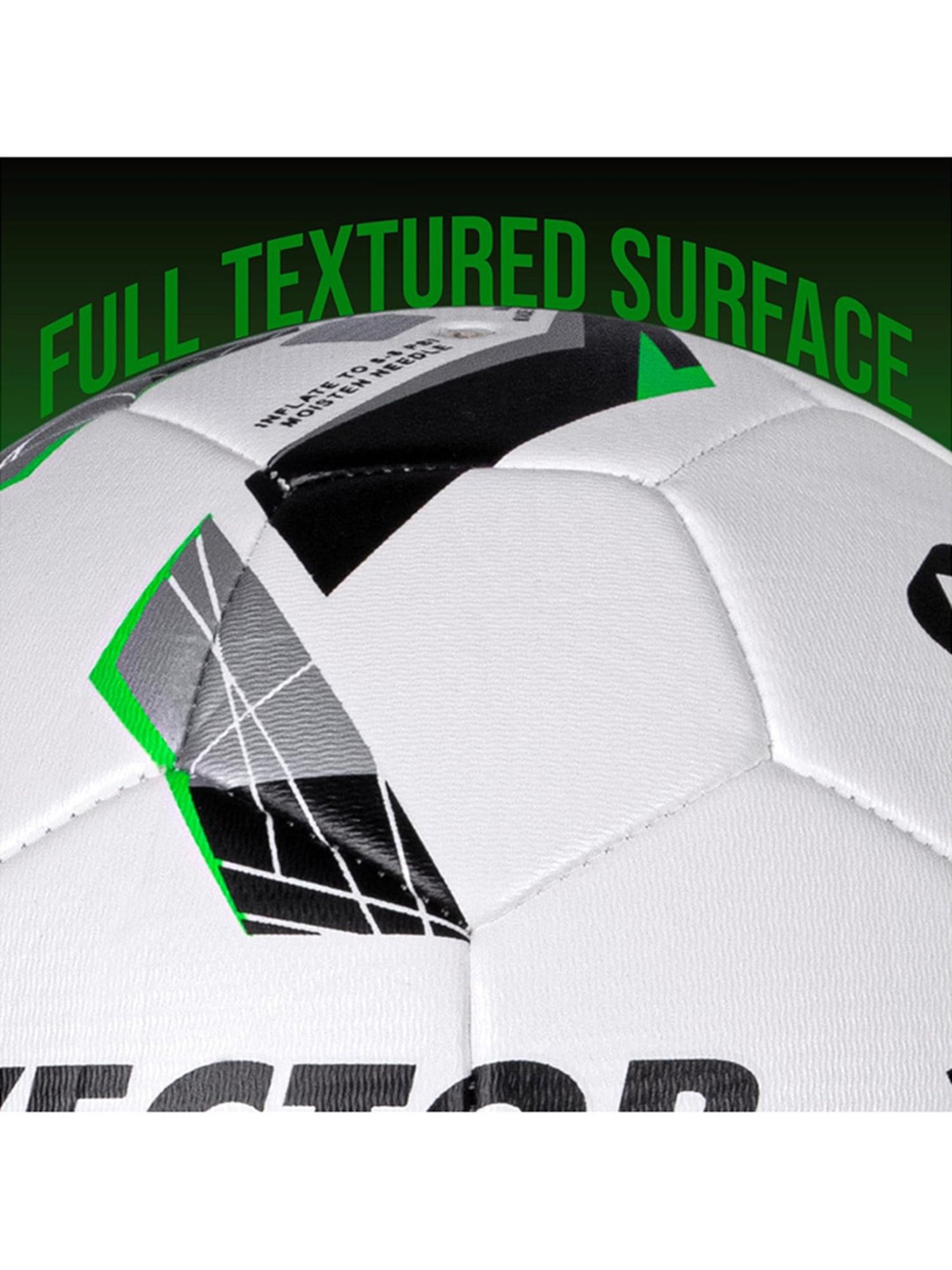 Vector X Orion TPU Machine Stitched Professional Football WIth Pump (White) Size - 5