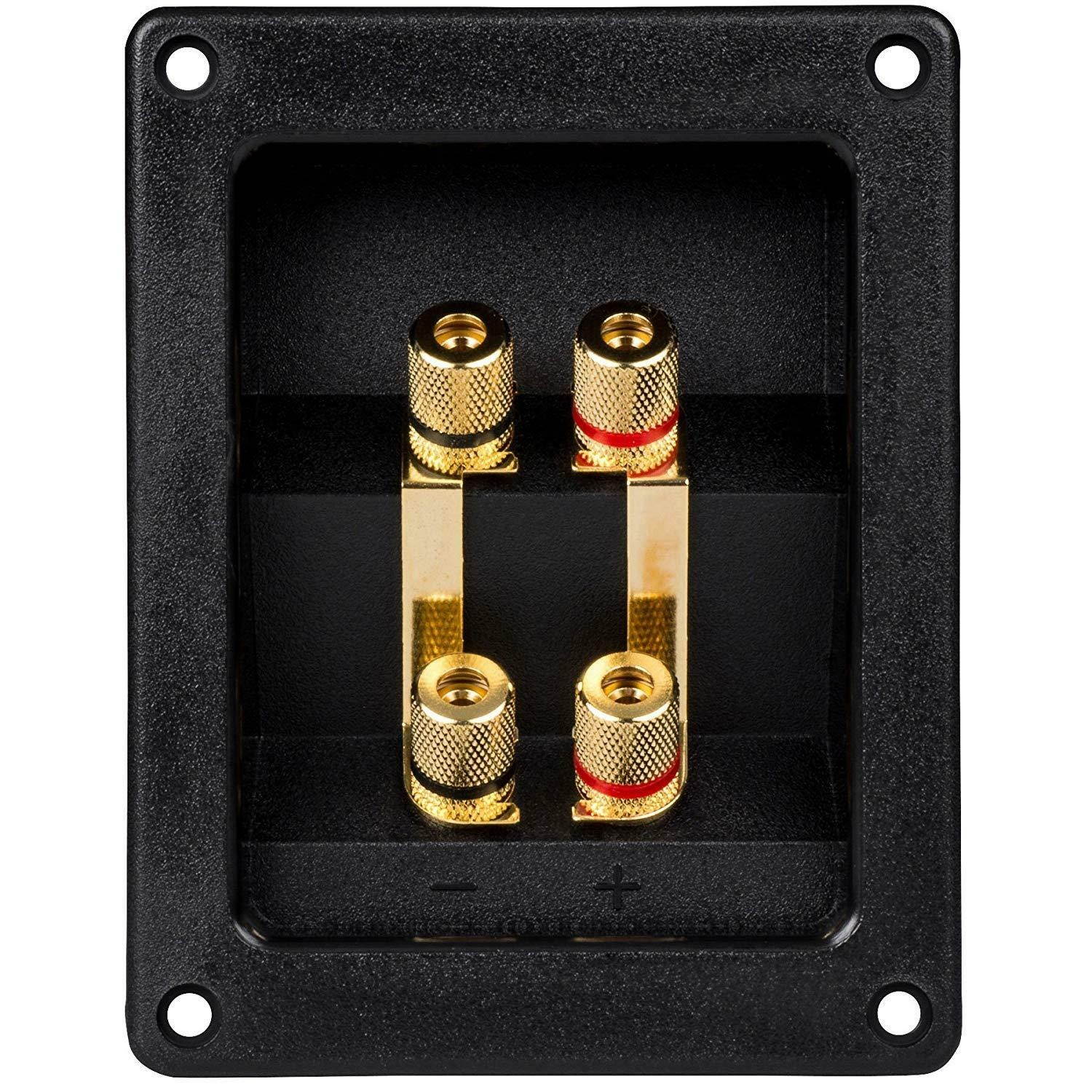Dayton Audio - Bi-Amp Speaker Terminal Gold Binding Post