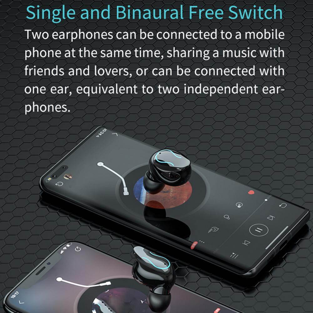 TWS Wireless Bluetooth Earphones Bluetooth 5.1 Smart-touch In-ear Wireless Earbuds with Charger Box Headset HD Headphones