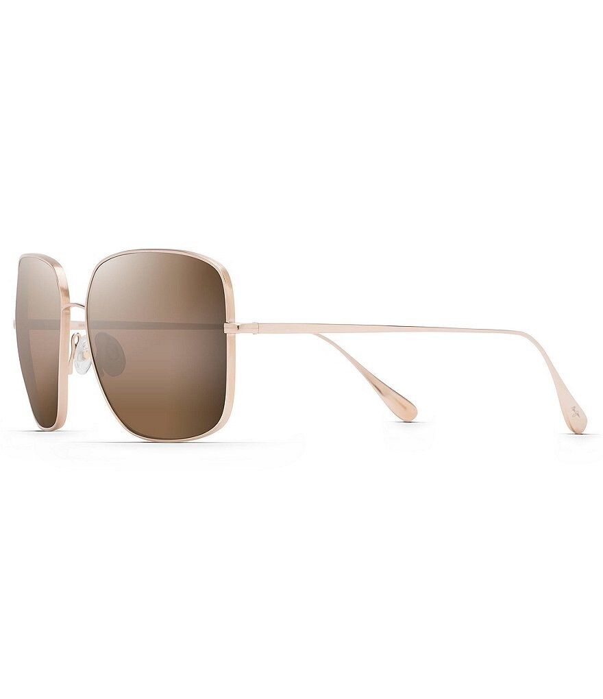 Maui Jim Triton PolarizedPlus2&reg; Fashion Square 61mm Sunglasses