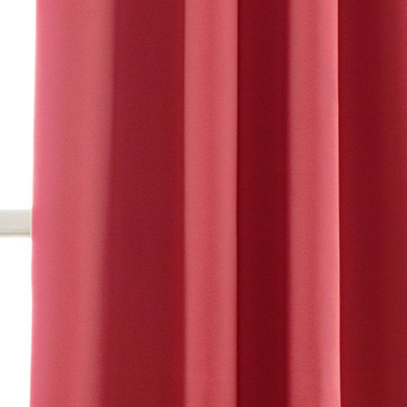 84"x52" Blackout Window Curtain Panel Pink - Triangle Home Fashions