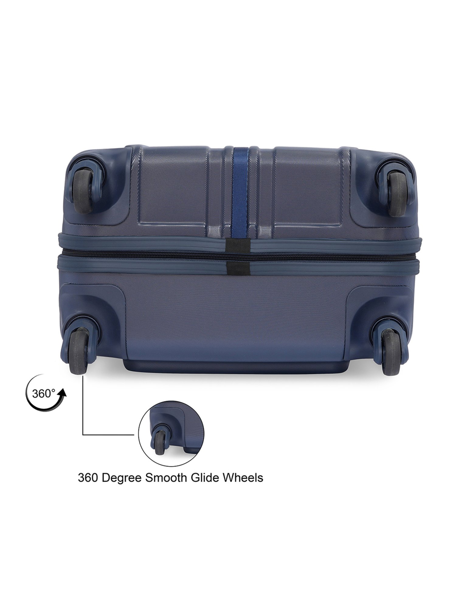 TOMMY HILFIGER Wyoming Navy 4 Wheels Small Hard Cabin Trolley Bag 55 cm