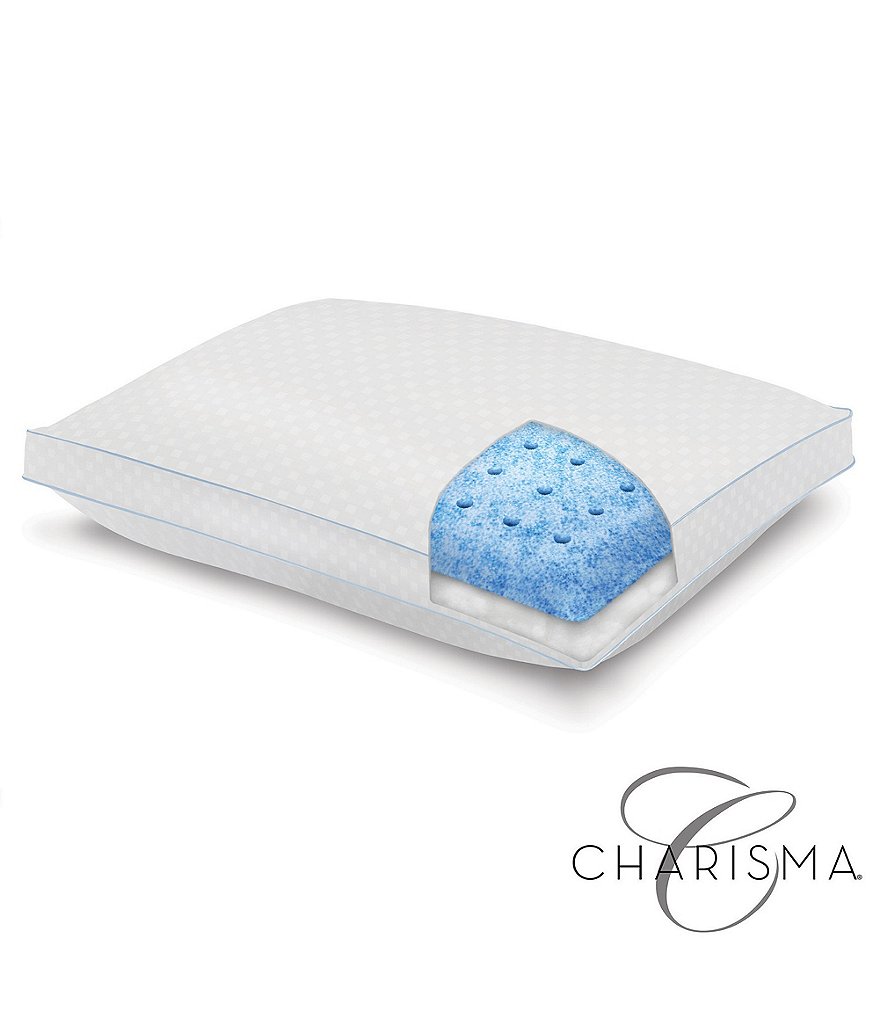 Charisma Paired Comfort Hybrid Memory Foam and Fiber Bed Pillow