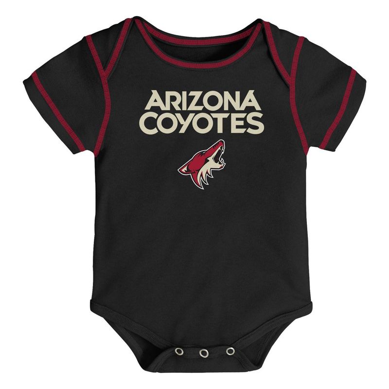 NHL Arizona Coyotes Boys' Game Winner 3pk Body Suit Set - 18M