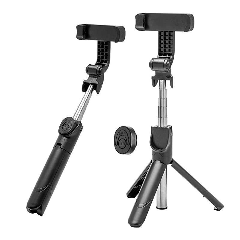 Selfie Stick Tripod Bluetooth Extendable Phone Tripod Stand Selfie Stick with Wireless Remote Shutter for iPhone 11 ProXs MAXXRXSX Galaxy Note 10Note 10 PlusS9 and More