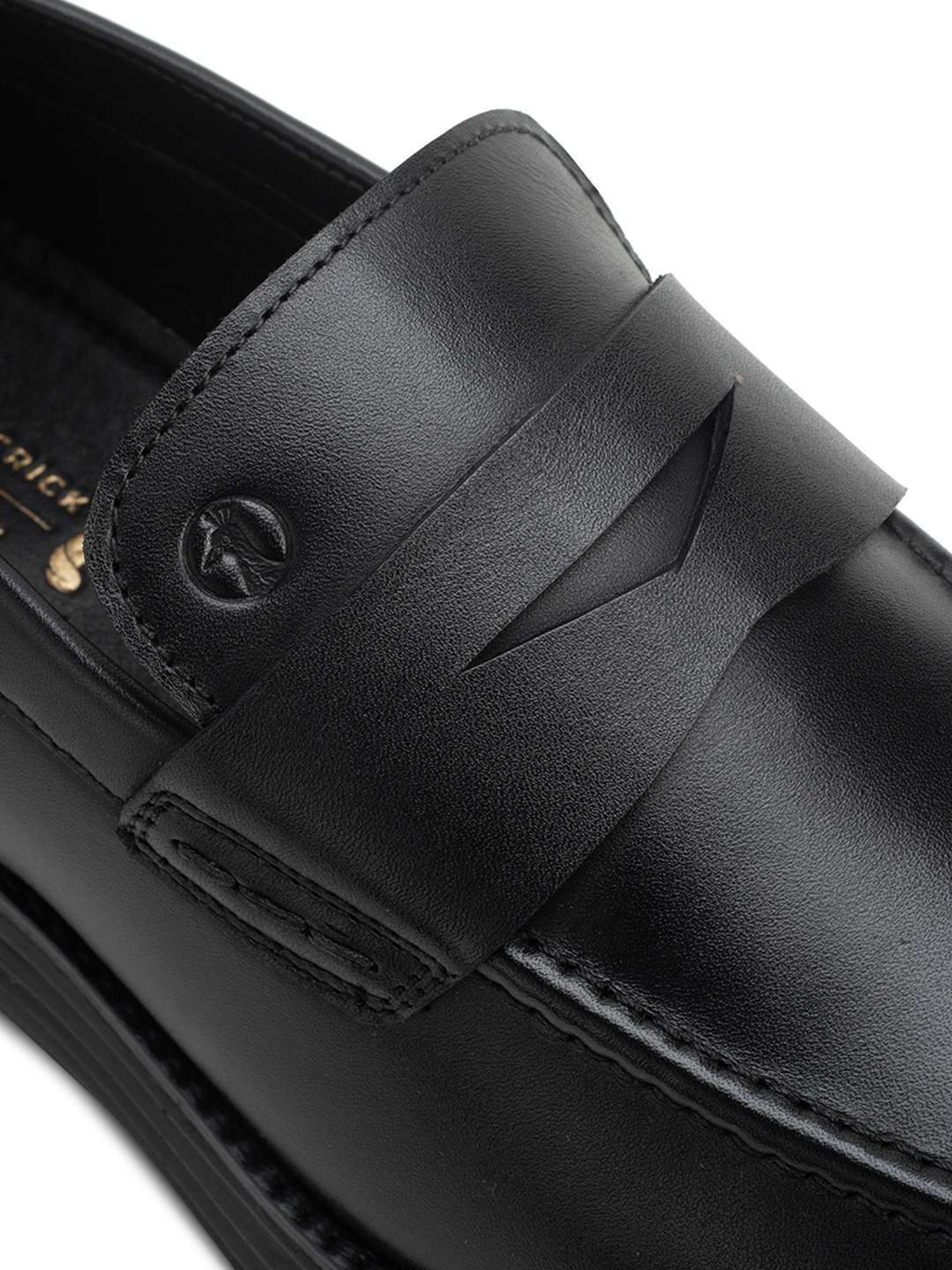 Thomas Crick Men's Black Loafers