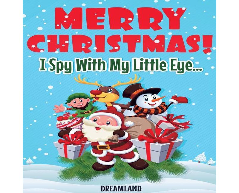Merry Christmas! I Spy With My Little Eye... - Large Print (Paperback)