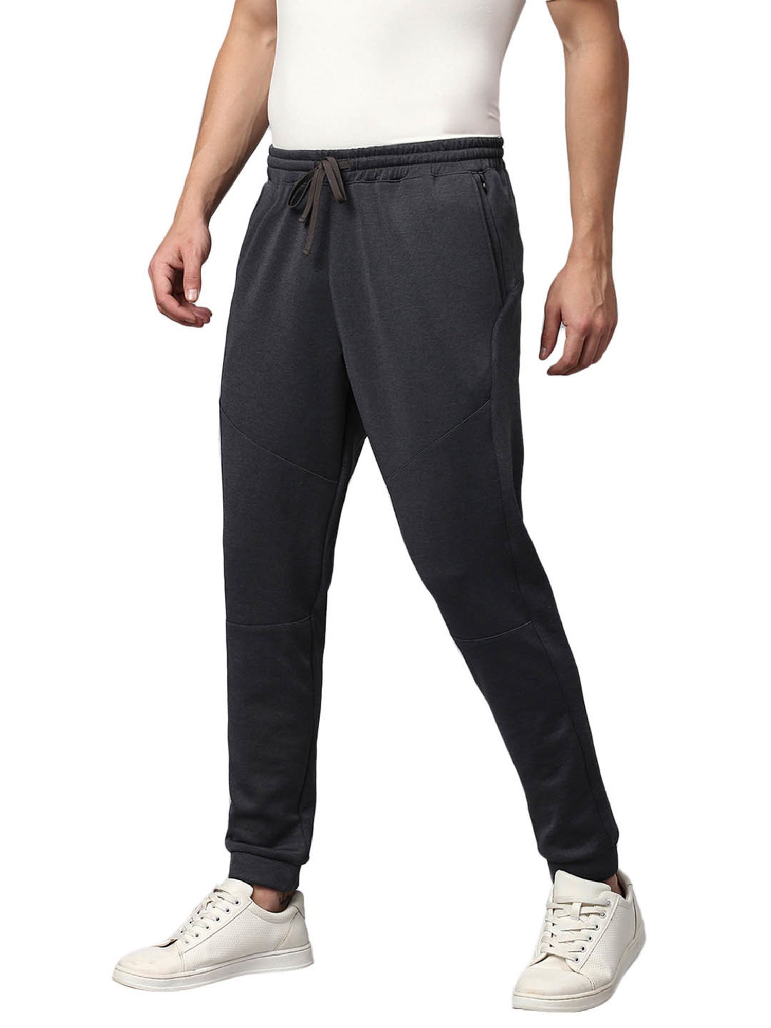 Slowave Grey Regular Fit Joggers