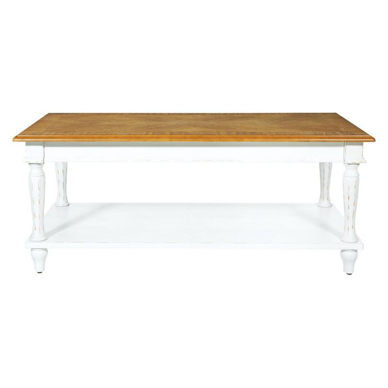 Medford Coffee Table Distressed White - OSP Home Furnishings