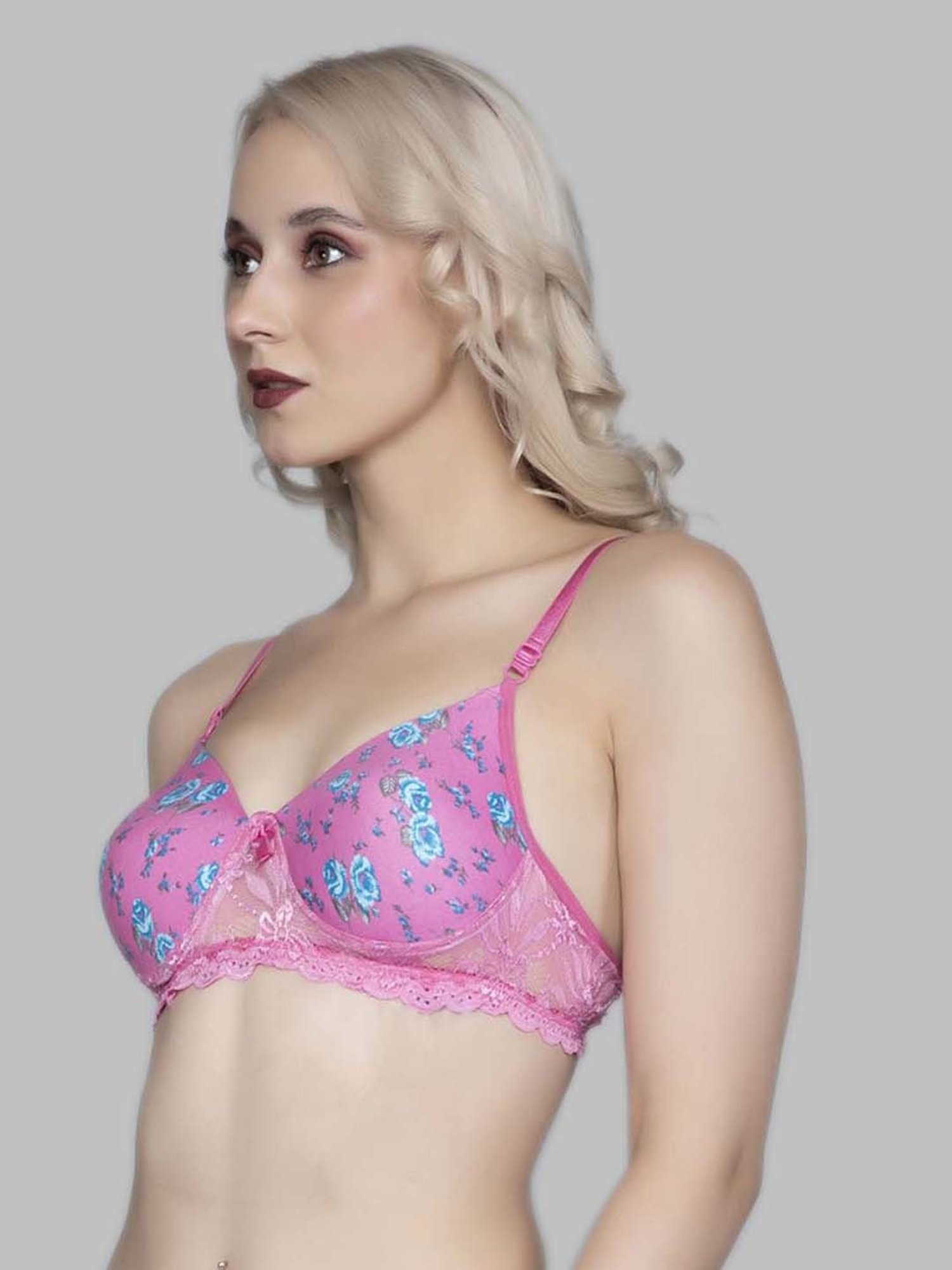 FIMS: Fashion is my Style Pink Floral Print Everyday Bra