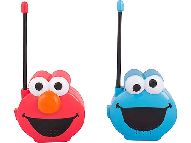 Sesame Street WT2-01050 Molded Walkie Talkies, Elmo & Cookie Monster