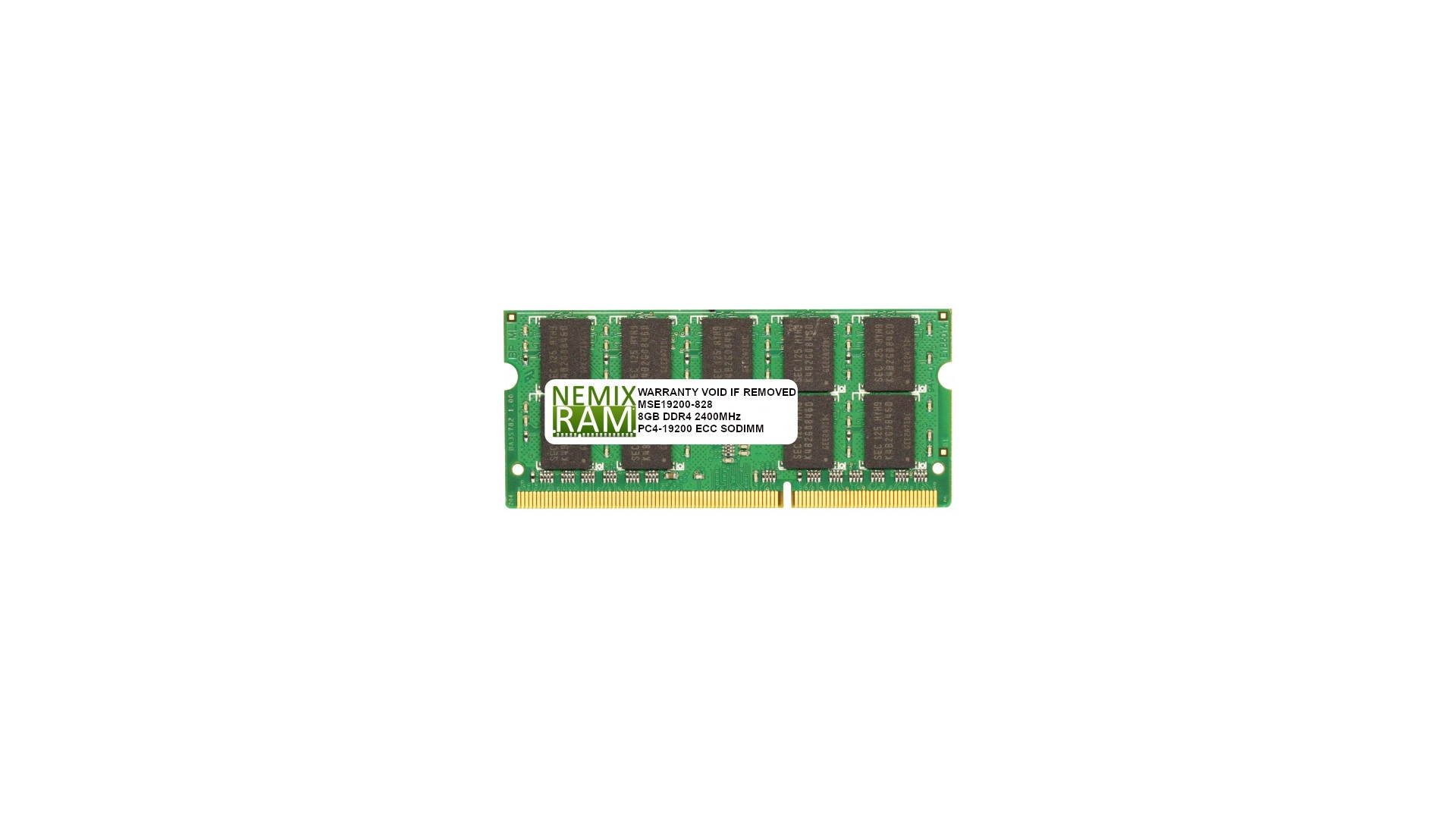 8GB DDR4-2400 PC4-19200 ECC SODIMM 2Rx8 Memory by NEMIX RAM