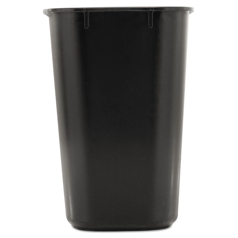 Safco At-Your-Disposal Recycling Center Polyethylene Three 28gal Bins Black 9798BL