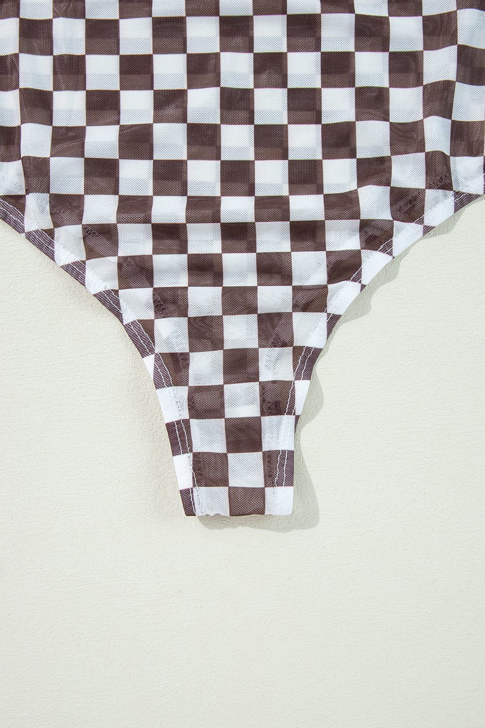 Rose Red Rhinestone Mesh Long Sleeve Bodysuit