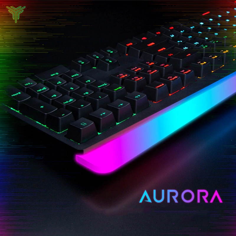 Durgod Taurus K320 TKL Mechanical Gaming Keyboard - 87 Keys - Double Shot PBT - NKRO - USB Type C (Cherry Blue, White)