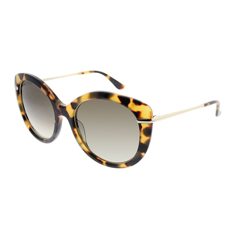 Salvatore Ferragamo SF 724S 215 Womens Cat-Eye Sunglasses Yellow Havana 55mm