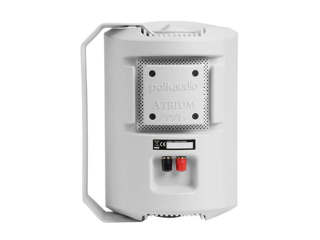 Polk Audio Atrium8 SDi High Performance All Weather Outdoor Loudspeaker with Dual Tweeters and PowerPort Bass Venting (White/Single)