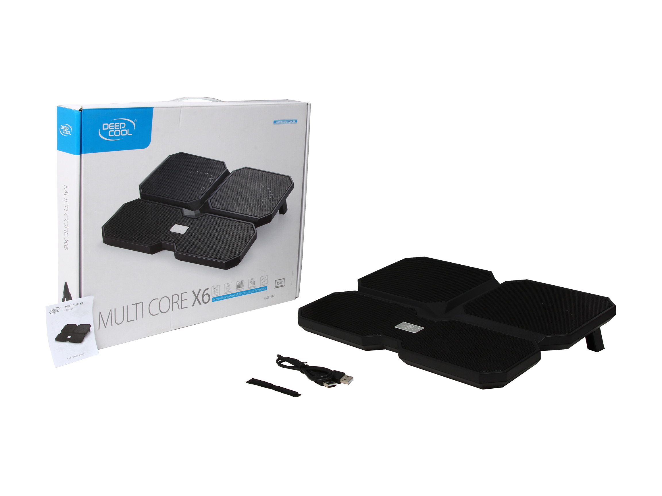 Laptop Cooling Pad, Laptop Cooler with 5 Quiet Red LED Fans for 12"-17" Inch Laptop, Dual USB 2.0 Ports, Portable Angle Adjustable Laptop Stand for Gaming Laptop-Green