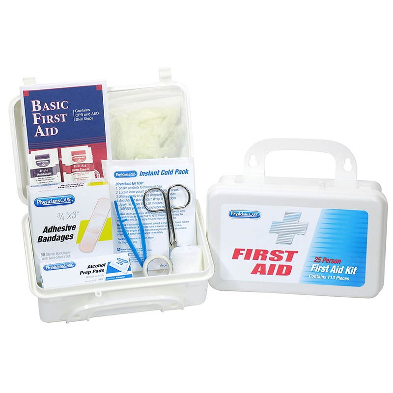 Physicianscare by First 25 Person First Aid Kit, 113 Pieces/Kit 25001