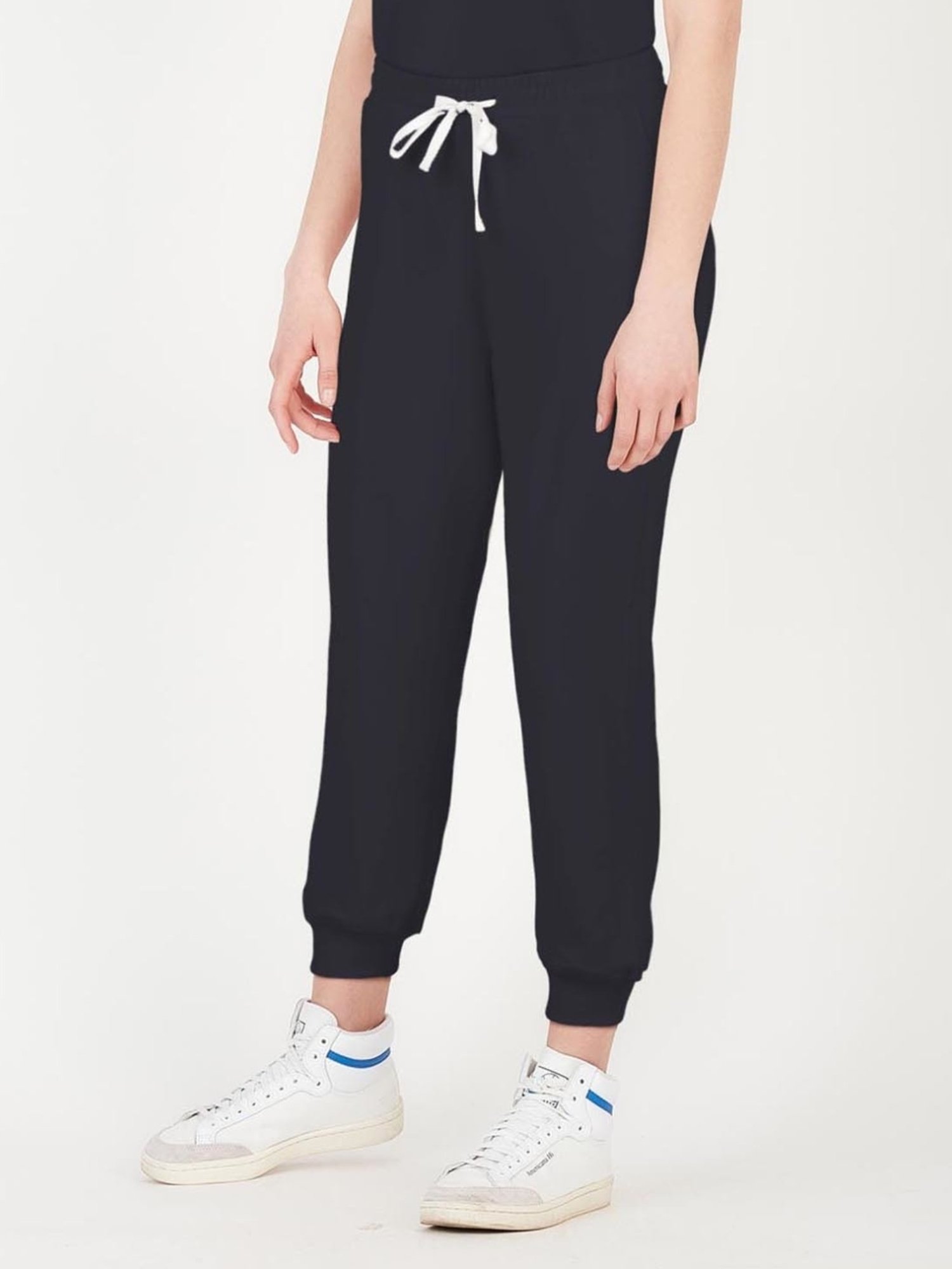 Saltpetre Timeless Organic Cotton Navy Blue Ribbed Jogger